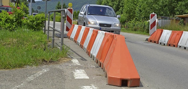 Die Brcke  ber den Drrenbach wird bald repariert werden.   | Foto: Peter gerigk