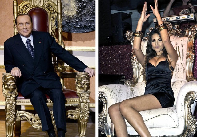 Berlusconi soll fr Sex mit der damals...lias &#8222;Ruby&#8220; bezahlt haben.  | Foto: AFP