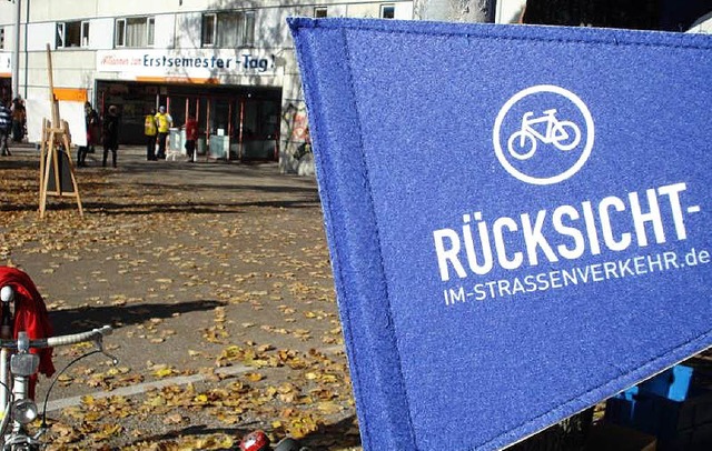 Rcksicht auch bei den Erstsemestern  | Foto: PR / Rcksicht im Straenverkehr