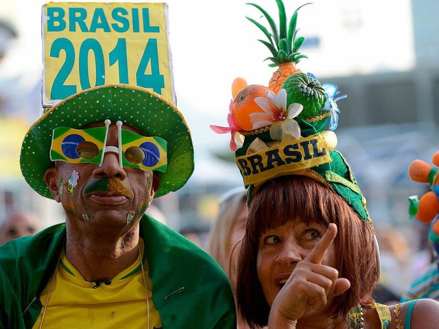 Die Fans drfen vom dritten Triumph na...ander beim Confederations Cup trumen.  | Foto: AFP