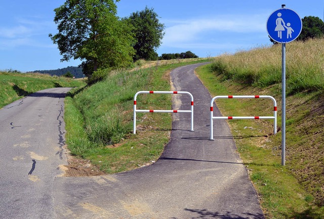 Schranke Fuweg Hochgerichts-Reichenbacher Ltzelhardstrae  | Foto: Beate Zehnle-Lehmann