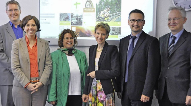 Lars Schuster, Anja Obermann, Ulrike v... Schrder und Stefan Saur (von links)   | Foto: Daniel Gramespacher