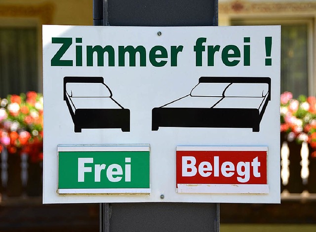 Bleibt das Wetter schlecht, wird es dieses Jahr wohl viele freie Zimmer geben.   | Foto: Kathrin Blum