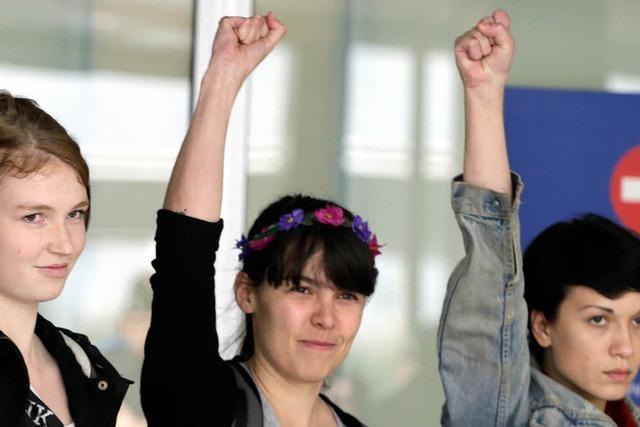Femen-Aktivistinnen kommen frei