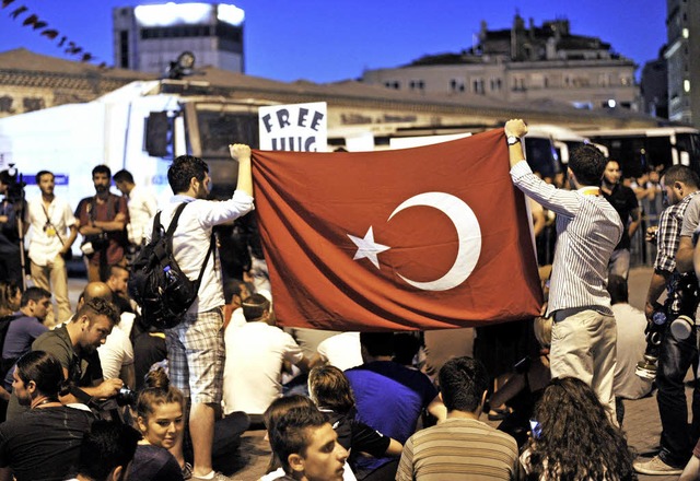 Demonstrationen auf dem Taksim-Platz   | Foto: afp