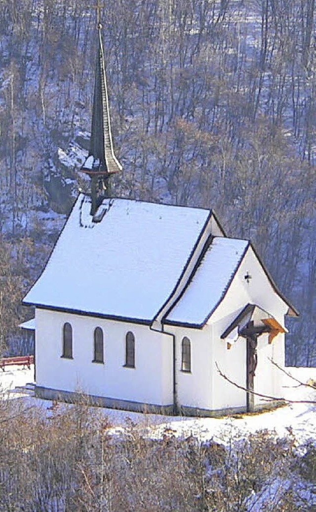 &#8222;Fahr mal hin&#8220;: Die Kapelle Maria Frieden im Winter.   | Foto: Jacob