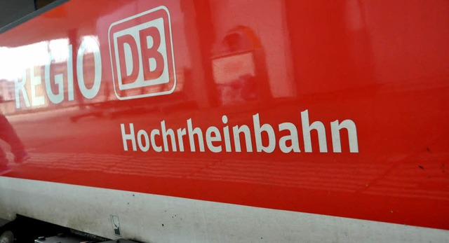 Strom fr die Hochrheinbahn bleibt tro...en Schweizer Position auf der Agenda.   | Foto: Gramespacher