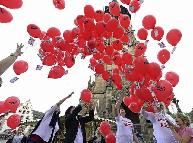 Suchaktion mit Luftballons: Mutter Mon...n wird und nach Freiburg zurckkommt.   | Foto: Ingo Schneider