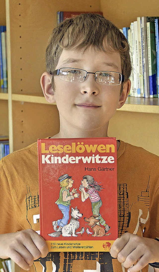 Lukas Richter wird Witze vorlesen<ppp></ppp>  | Foto: Nikola Vogt