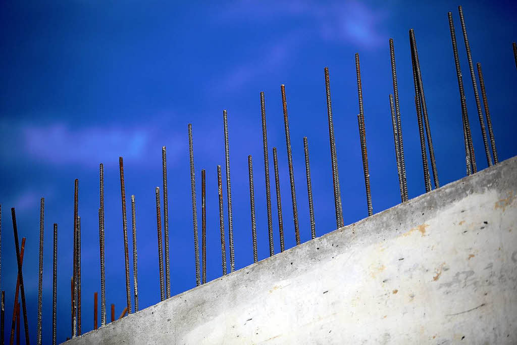 Die Baustelle auf dem Urteilsplatz.