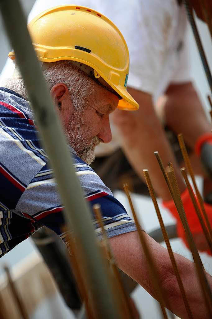 Die Baustelle auf dem Urteilsplatz.