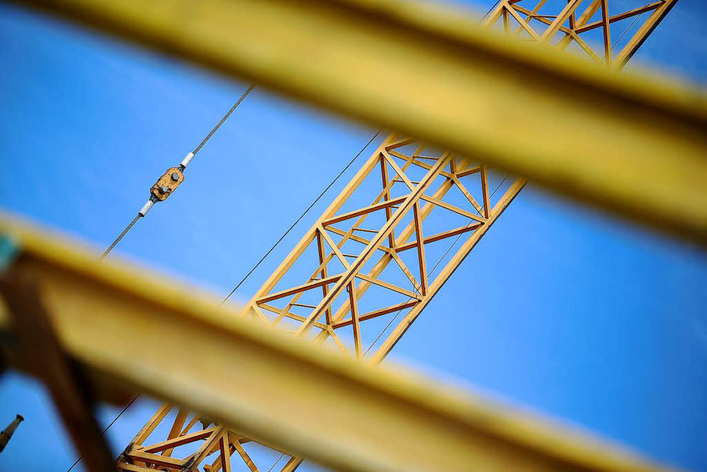 Die Baustelle auf dem Urteilsplatz.