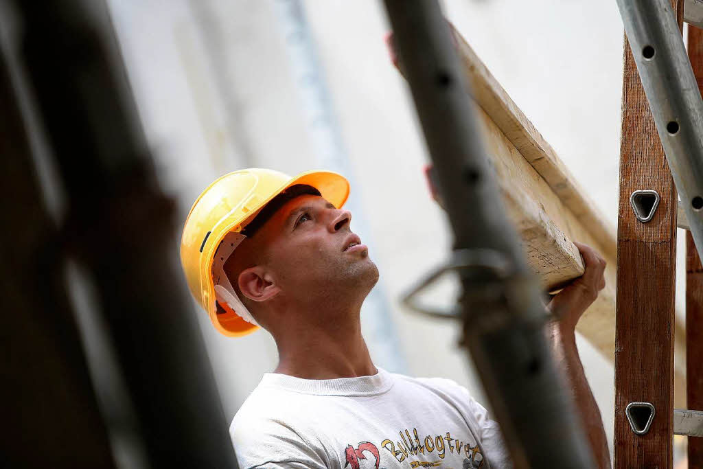 Die Baustelle auf dem Urteilsplatz.