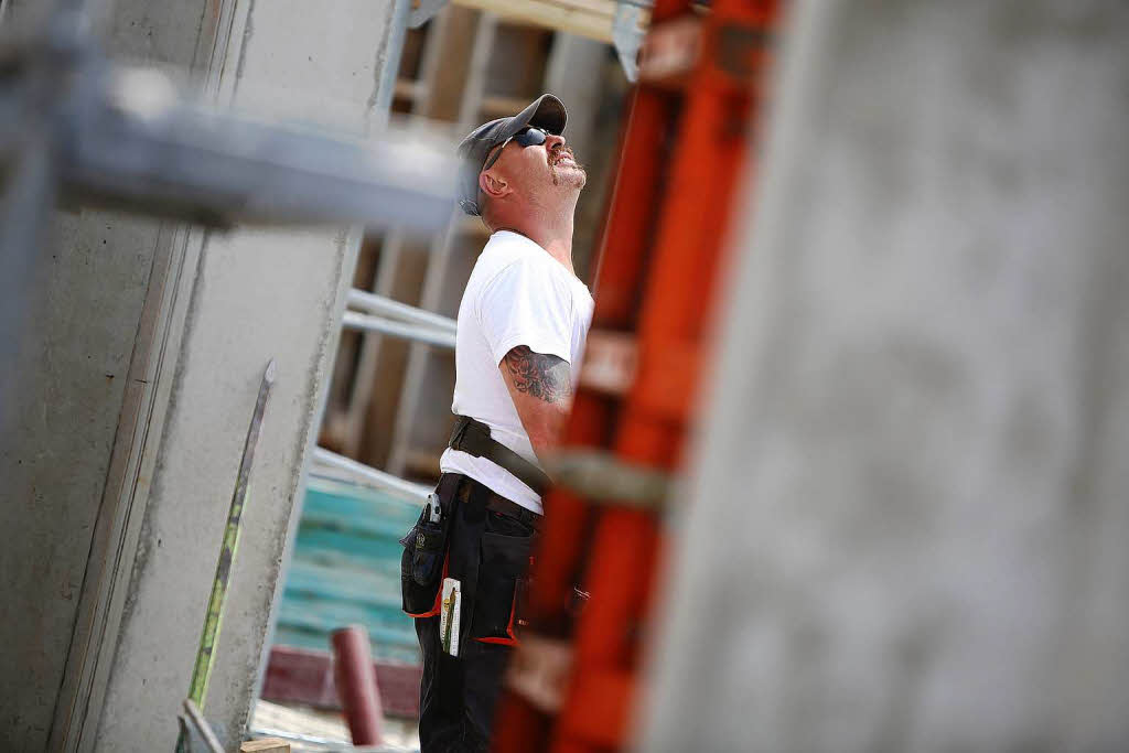 Die Baustelle auf dem Urteilsplatz.