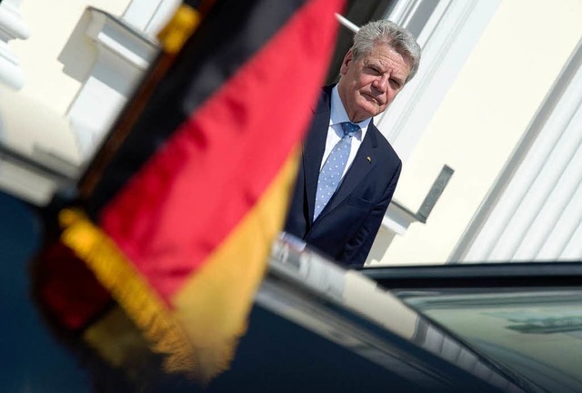 Joachim Gauck kommt mit den Botschaftern auf Stippvisite.  | Foto: dpa