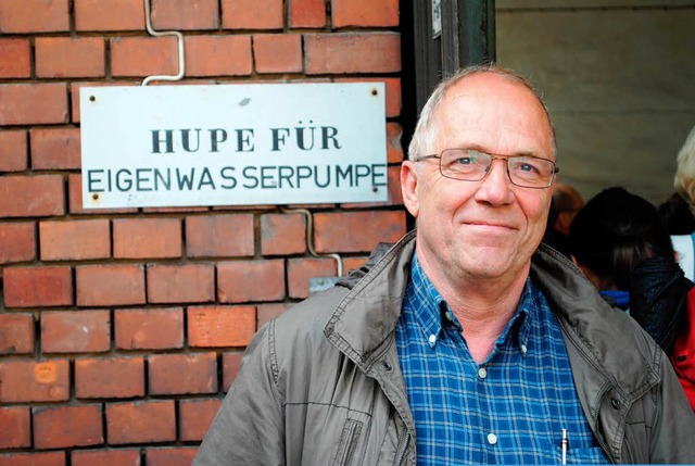 Siegfried Bahr, der letzte Angestellte der Spinnerei und Weberei Offenburg.  | Foto: Robert Ullmann