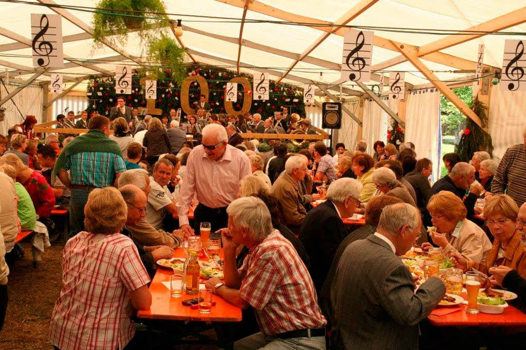 Impressionen vom Bezirksmusikfest in Oberwihl