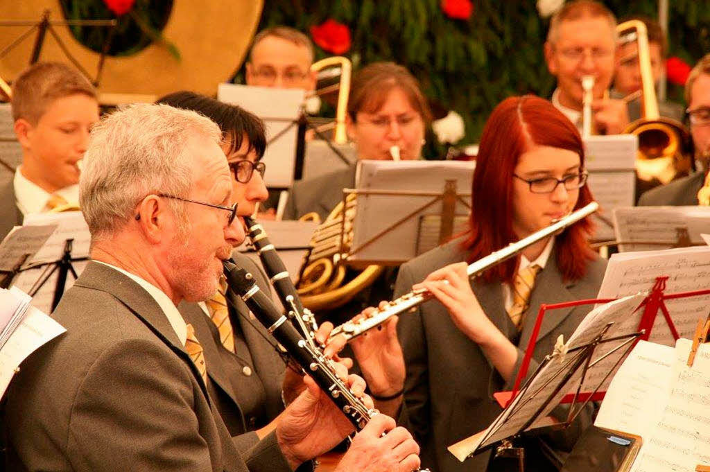 Impressionen vom Bezirksmusikfest in Oberwihl