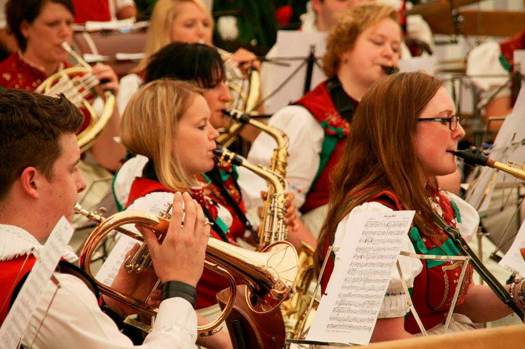 Impressionen vom Bezirksmusikfest in Oberwihl