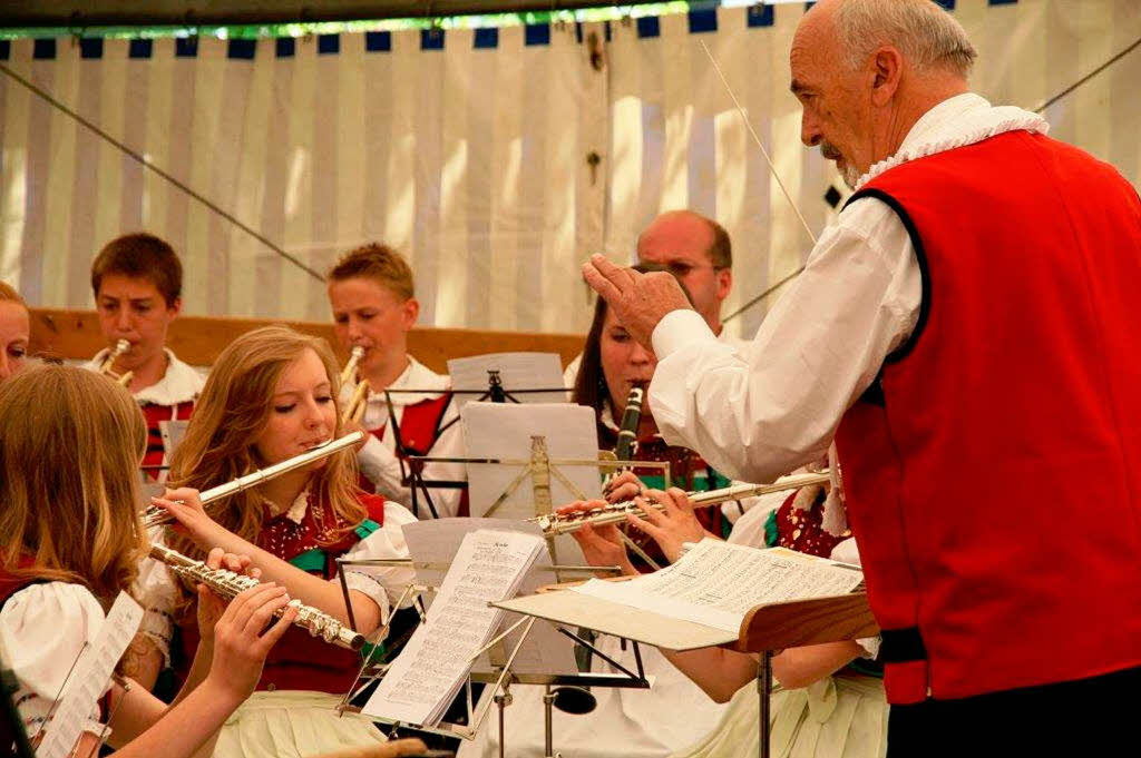 Impressionen vom Bezirksmusikfest in Oberwihl