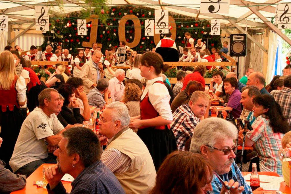 Impressionen vom Bezirksmusikfest in Oberwihl