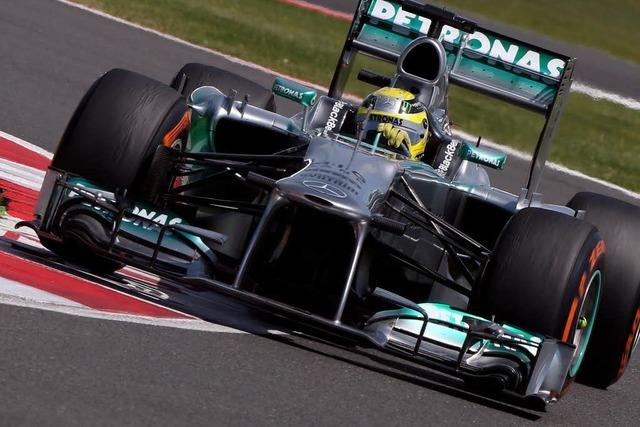 Formel 1 in Silverstone: Rosberg siegt, Vettel raus