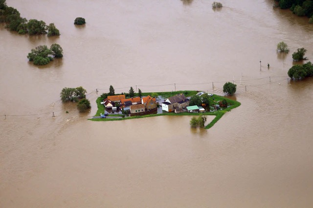 Hochwasser in Sachsen -Eilenburg  | Foto: Deutsche Presse-Agentur