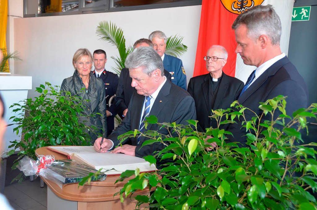 Bundesprsident Gauck besucht Breisach