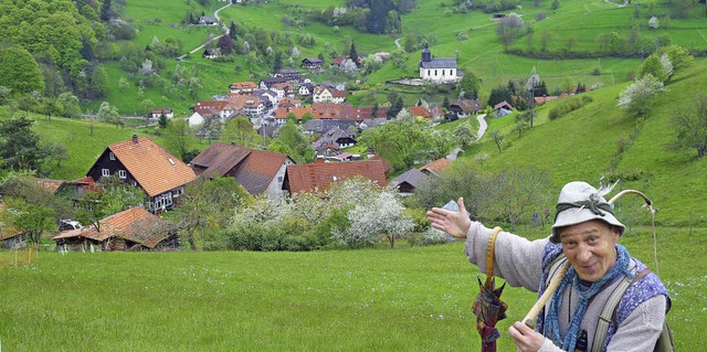 Am 11. Mai standen Neuenweg und das Kl...nd Klaus Millmeier alias Geienfidel.   | Foto: archivbild: sebastian probst