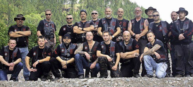 &#8222;Gute alte Biker-Kultur&#8220;: ...ten in Atzenbach 20-jhriges Bestehen.  | Foto: Fabry