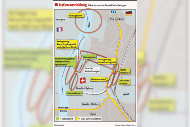 Basel forciert die Modernisierung des Hafens Kleinhningen