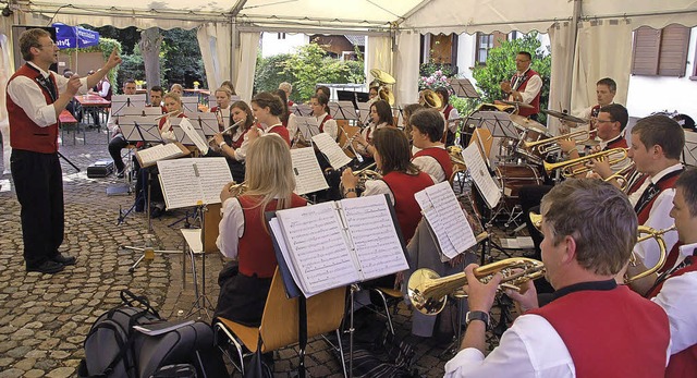 Der Musikverein Schweighausen bildete ...ommerhocks des Musikvereins Wagenstadt  | Foto: Jrg Schimanski