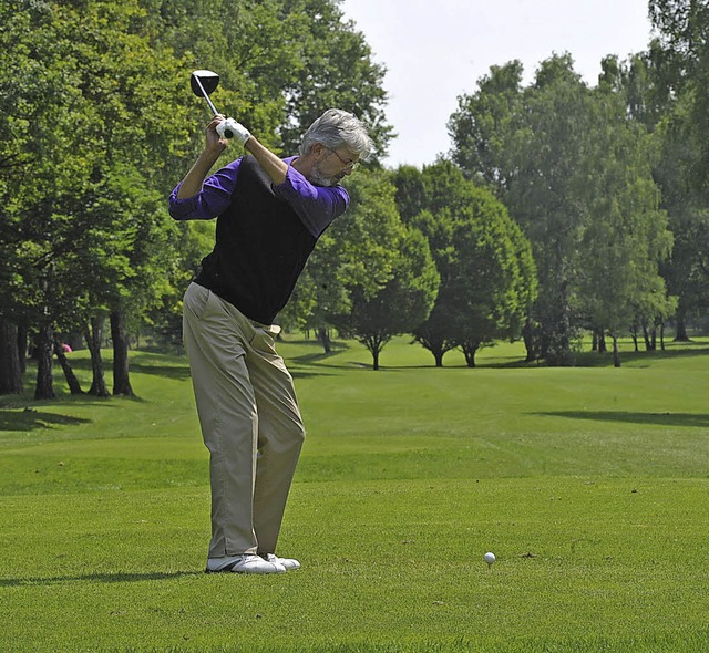 Spieler aus 22 Nationen trainieren beim &#8222;Golf du Rhin&#8220;   | Foto: Volker Mnch