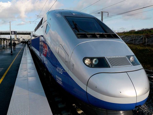 Der TGV Duplex kommt am 12. Juli zum Antrittsbesuch  | Foto: Joachim Rderer
