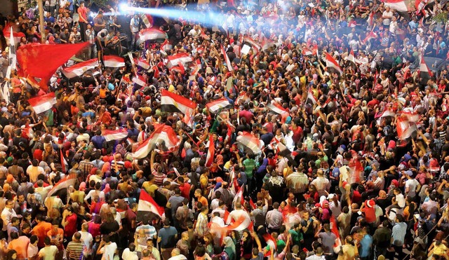Der Protest gegen gyptens Prsident Mursi hlt an.  | Foto: dpa