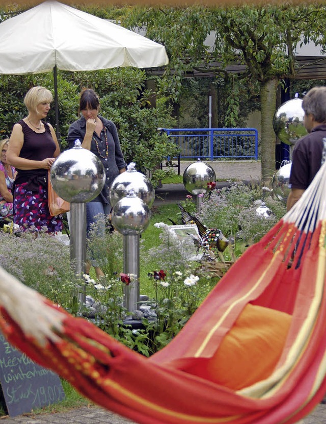 Anregung fr Gartenfreunde bietet die Diga in Bad Krozingen.   | Foto: Susanne Mller