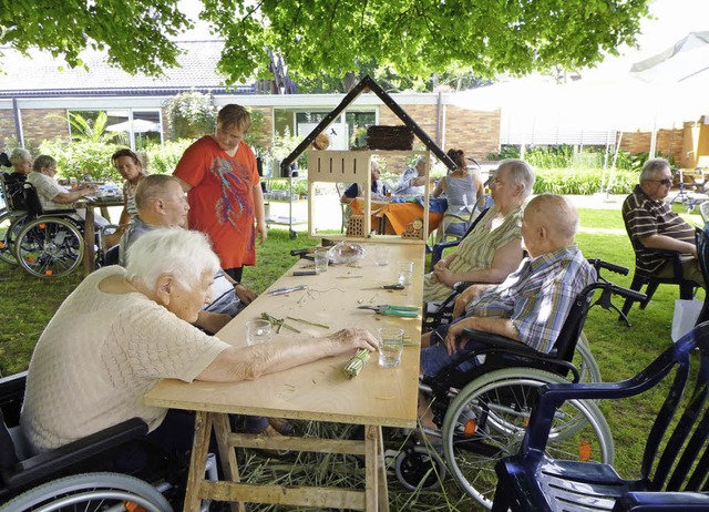 Die Projektwoche fr Senioren fand im Grnen statt.  | Foto: Privat