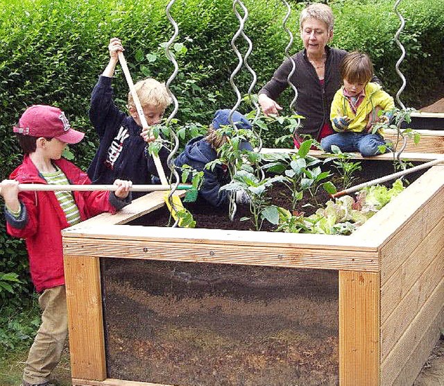 Dem  Montessori-Zentrum fehlt in der S...trae Auenflche fr seine Projekte.   | Foto: MZ