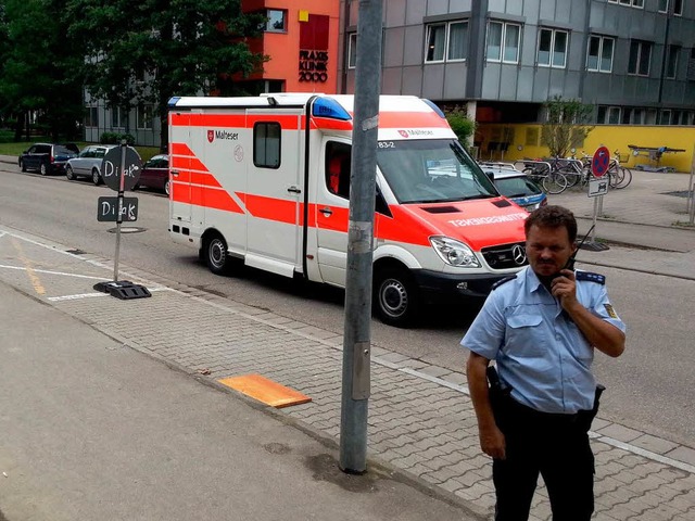 Eine Bombendrohung fhrte im Freiburge...koniekrankenhaus zu einer Evakuierung.  | Foto: kamera24.tv