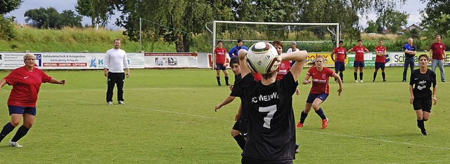 Die Damen des FC Weisweil siegten ber...und kassierten kein einziges Gegentor.  | Foto: Jrg Schimanski