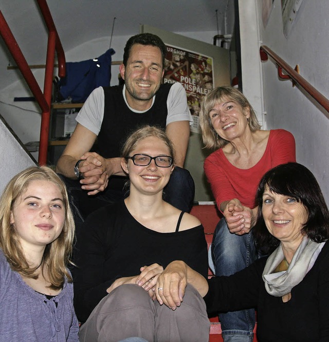 Tempus-fugit-Vorstand (von links): Ann...rdan, Geschftsfhrer Thorsten Blank.   | Foto: K. Kubon