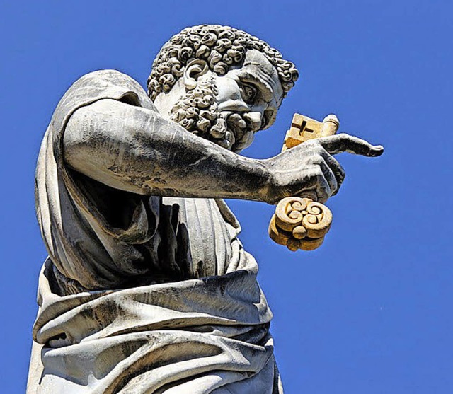 Wo geht&#8217;s lang in Rom? Der Petrus wei es: Immer geradeaus!   | Foto: petair (Fotolia.com)