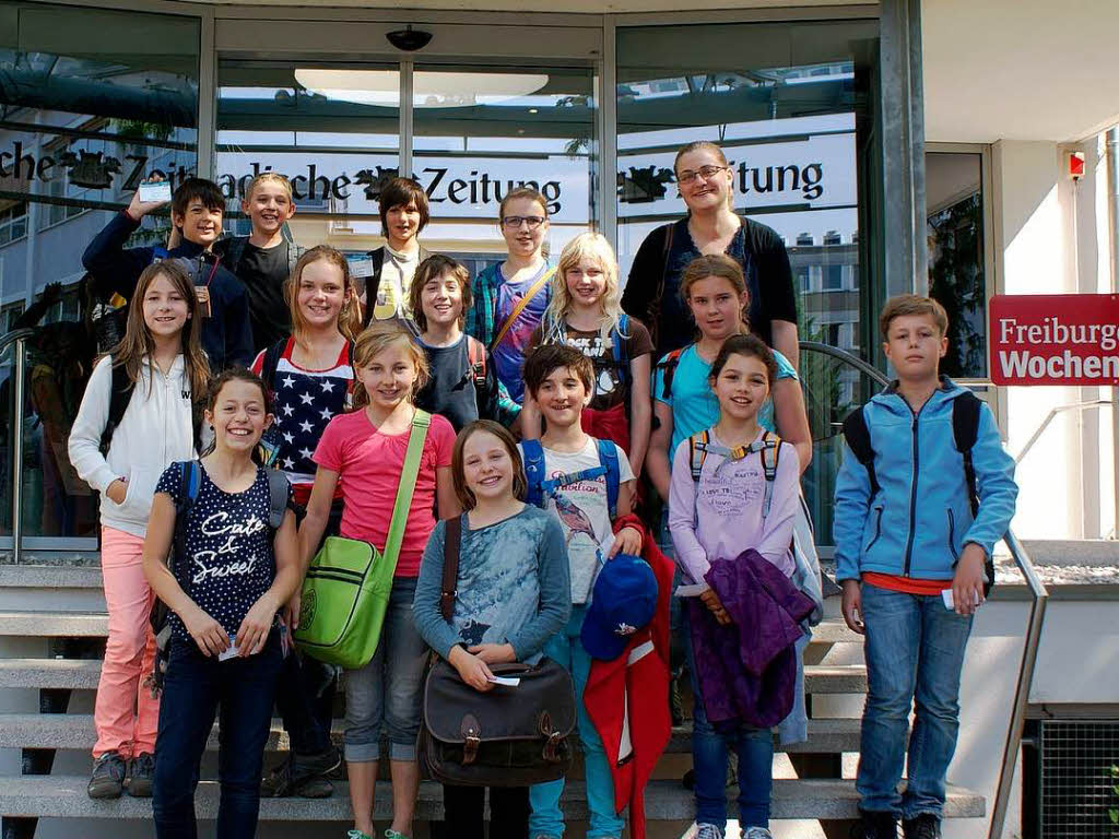 Die Klasse 4b der Sommerbergschule- Lenzkirch aus Lenzkirch mit ihrer Lehrerin Frau Lisa Mayer