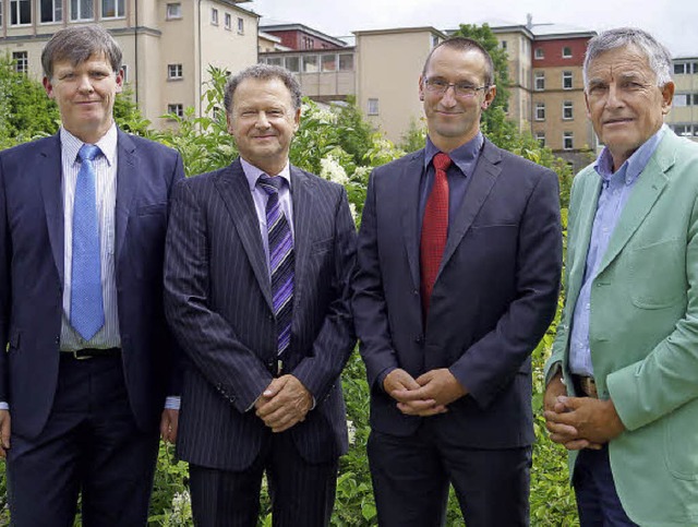 Zeit des bergangs: Melcher Franck, Ge...aden-Wrttemberg (von links im Bild).   | Foto: Silke Hartenstein