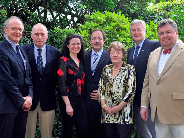 Gruppenbild mit Preistrger (von links...ochen Schiewer und Christian Hodeige.   | Foto: Thomas Kunz