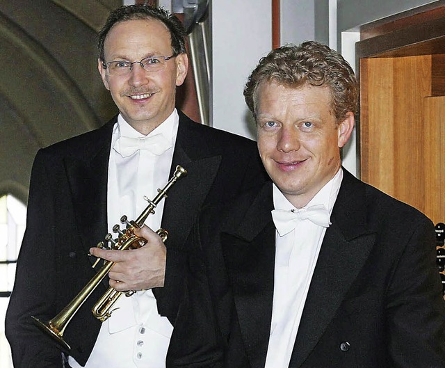 Bernhard Kratzer (von links) und Paul Theis   | Foto: pro