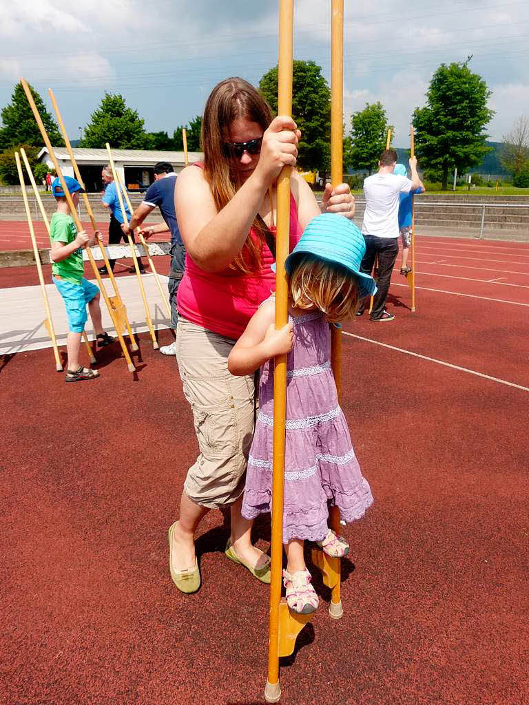 Impressionen vom Sparkassen-Spielfest in Rheinfelden