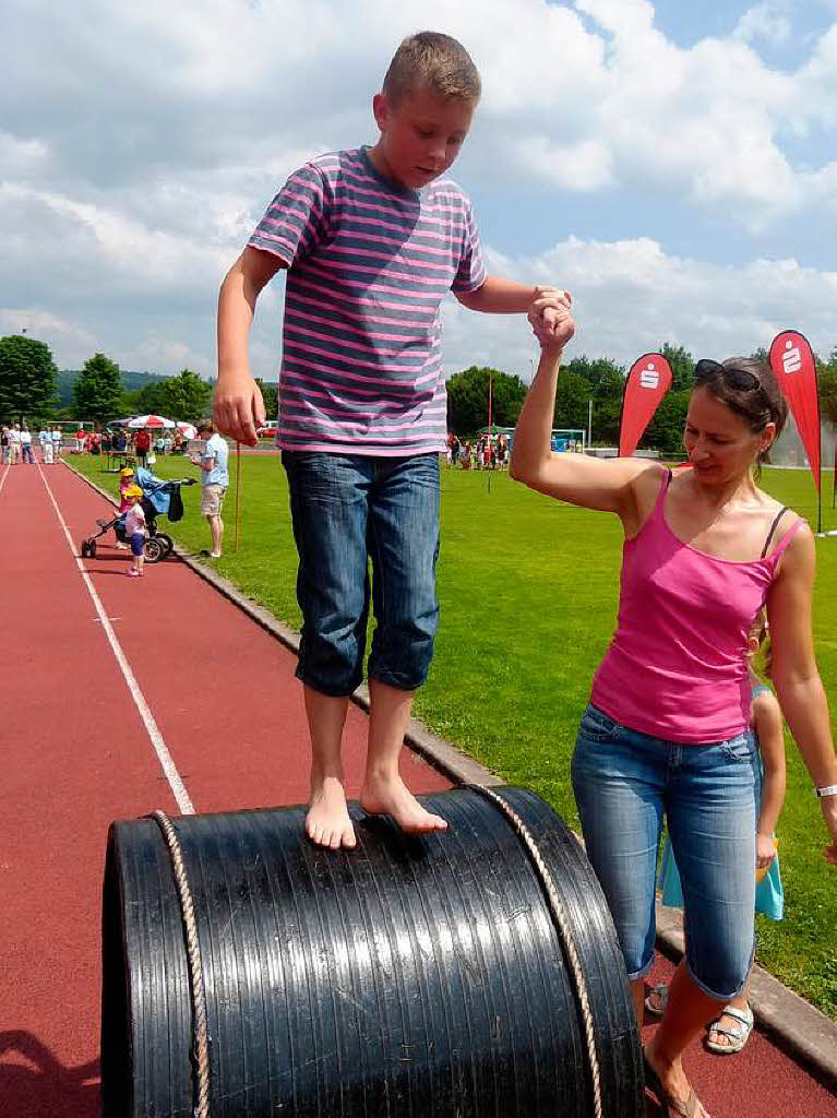 Impressionen vom Sparkassen-Spielfest in Rheinfelden