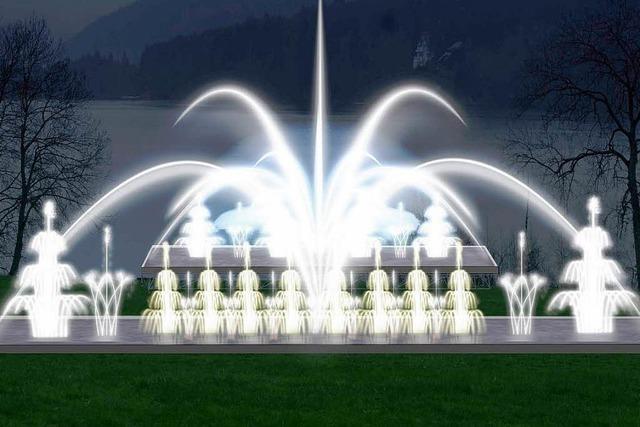 Wasser- und Lasershow am Titisee: Probelauf im September