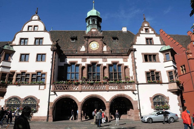 Das Freiburger Rathaus  | Foto: dpa